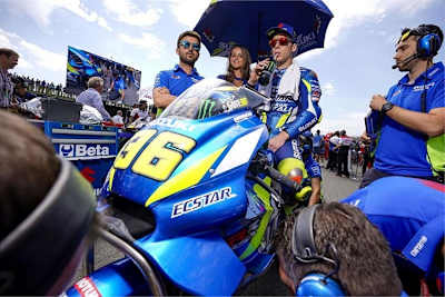 Joan Mir sitzt in Silverstone nicht auf seiner Suzuki