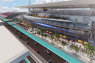 Das war der erste Pistenentwurf für Miami