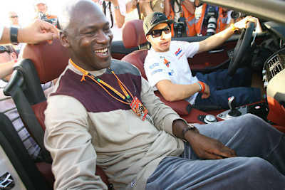 Valencia 2006: Michael Jordan war dabei, als Nicky Hayden (hi.) MotoGP-Weltmeister wurde