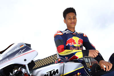 Der deutsche Red Bull Rookie Aris Michail