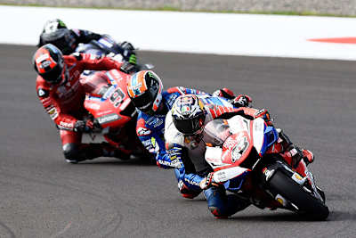 Im Rennen: Miller hält sich vor Rins, Petrucci und Viñales