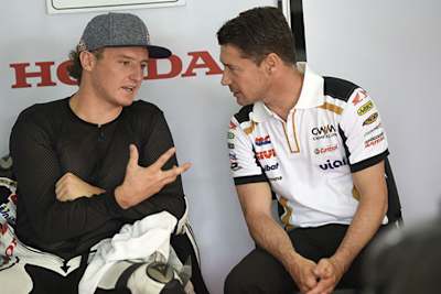 Jack Miller und Teambesitzer Lucio Cecchinello