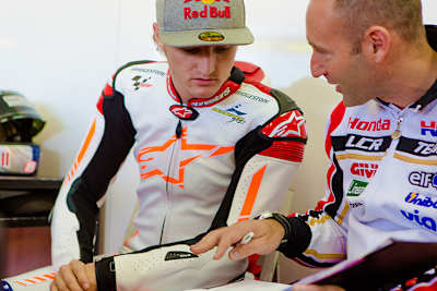 Jack Miller mit Crew-Chief Cristian Gabbarini