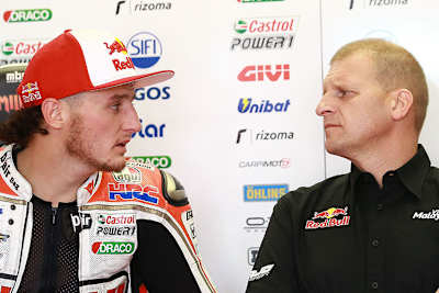 Jack Miller mit seinem Manager Aki Ajo