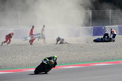 Jack Miller ging im Warm-up heftig zu Boden