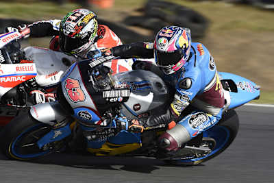 Im Rennen: Jack Miller (43) wehrt sich gegen Danilo Petrucci