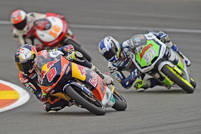 Valencia-Training: Jack Miller vor Niklas Ajo und Andrea Migno