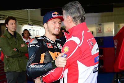 Jack Miller mit Ducati-Sportdirektor Paolo Ciabatti