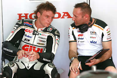 Jack Miller mit Crew-Chief Cristian Gabarrini