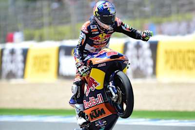 Jack Muller auf der Red Bull-KTM beim Jerez-GP 2014
