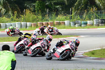 Das Minibikerennen in Malaysia