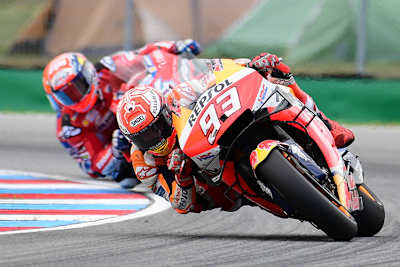 Marc Marquez vor Andrea Dovizioso