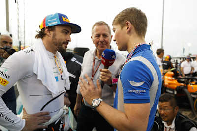 Billy Monger mit dem Sauber von 2011