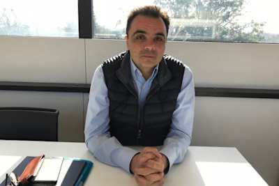 Luca Montiron im Marc VDS-Büro