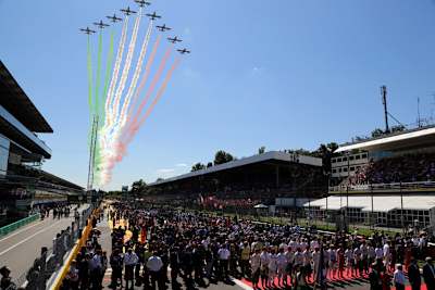 Grund zur Freude: Der GP auf dem altehrwürdigen Autodromo Nazionale in Monza ist gerettet