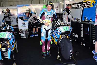 Franco Morbidelli in der Marc VDS-Box