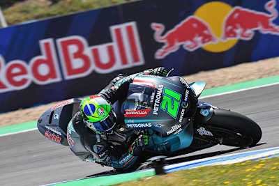 Franco Morbidelli auf der M1-Yamaha in Jerez