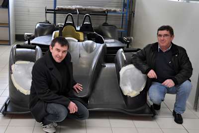 Julien und Claude Schell mit dem Morgan LMP2