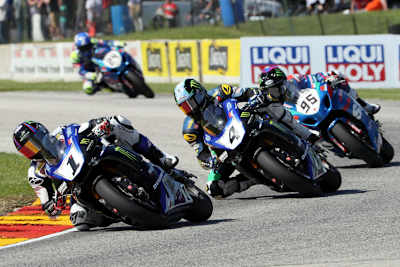 Cameron Beaubier, Joshua Hayes, Roger Hayden und Toni Elias waren 2016 die MotoAmerica-Hauptdarsteller