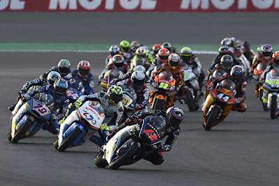 In Katar lagen vier Kalex-Piloten an der Spitze