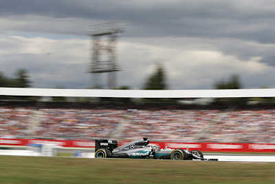 Düstere Wolken über Hockenheim