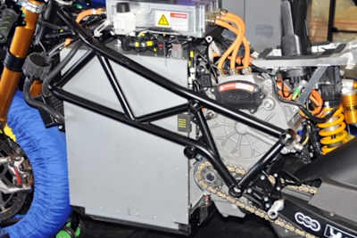 So sieht eine Batterie der Energica Ego Corsa aus