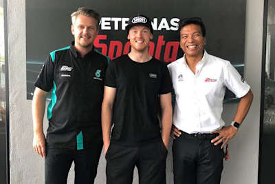 Johan Stigefelt, Bradley Smith und Razlan Razali