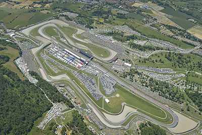 Die Rennstrecke von Mugello