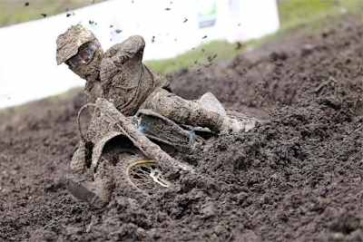 Das ist Brian Hsu. Die Bedingungen in Leon waren ziemlich matschig 
