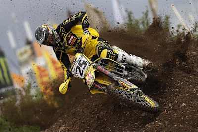 Suzuki-Pilot Clement Desalle gab in Teutschenthal beherzt Gas