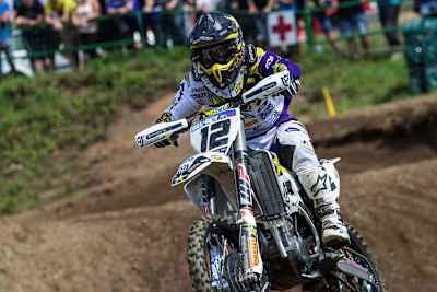 Max Nagl kollidierte in Lauf 2 von Loket mit Steven Frossard