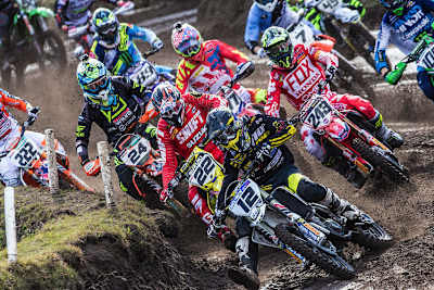 Max Nagl (#12) legte im ersten Lauf von Valkenswaard wieder einen seiner berühmten Blitzstarts hin