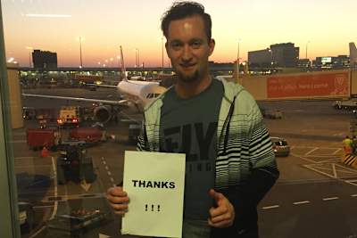 Max Nagl bedankte sich kurz vor seiner Abreise nach Argentinien bei seinen Fans, die seine Teilnahme am WM-Auftakt möglich gemacht haben