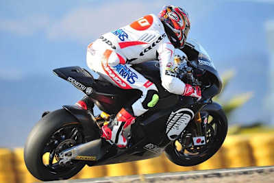 Takaaki Nakagami auf der Idemitsu-Kalex in Almeria