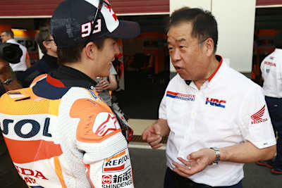 Marc Márquez mit Shuhei Nakamoto