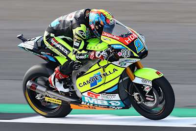 Jorge Navarro auf der Speed-up, er wurde in England Zweiter