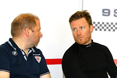 Stefan Nebel (li.) im Gespräch mit Burkhardt Stember