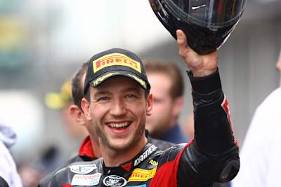 Gute Laune bei Max Neukirchner nach IDM-Sieg