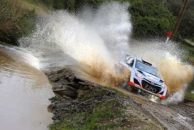 Der Hyundai i20 WRC in Portugal