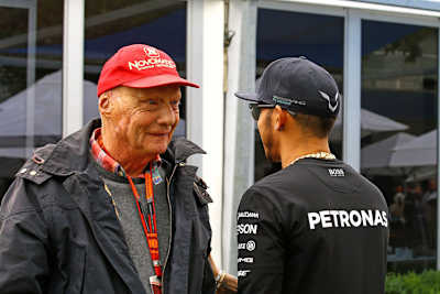 Niki Lauda: «Die dreissig Sekunden Vorsprung, die wir auf den Rest des Feldes haben, sind sehr wichtig, weil man so beginnen muss, wenn man erfolgreich durchs ganze Jahr kommen will»