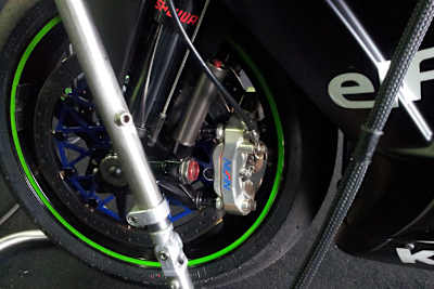 Gesichtet an Jonthan Reas Bike: Bremsen von Nissin