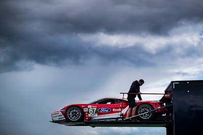 Der Ford GT #67 wird heute um 13:45 Uhr überprüft