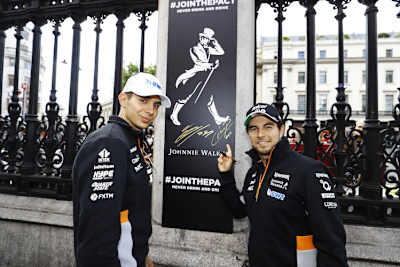 Esteban Ocon und Sergio Pérez