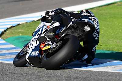 Philipp Öttl beim Moto2-Test in Jerez auf der Moto2-KTM