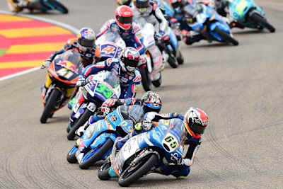 In Aragón führte Philipp Öttl das Moto3-Feld zeitweise an 