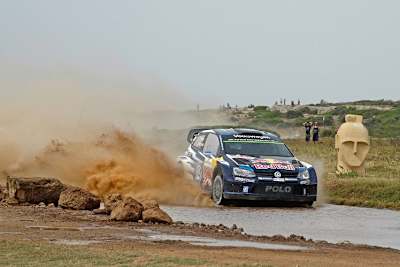 Wieder in gewohnter Führung Sébastien Ogier