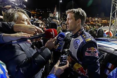Der «Monte»-Sieger und Jubilar Sébastien Ogier