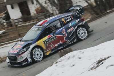 Sébastien Ogiwer auf dem Weg zum vierten «Monte»-Sieg