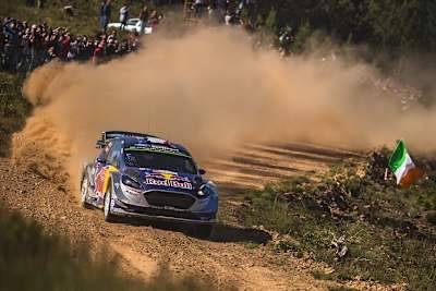 Sébastien Ogier startet als Spitzenreiter ins Portugal-Finale