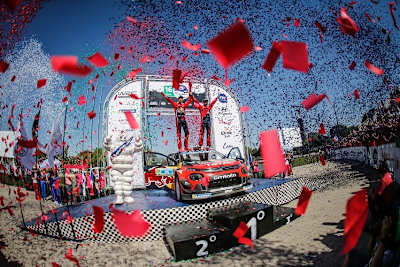 Die Mexiko-Sieger Julien Ingrassia und Sébastien Ogier